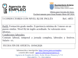 oferta empleo