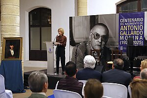 La alcaldesa cierra el homenaje a Antonio Gallardo en su centenario