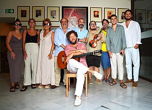 Francisco Zurita ha asistido a un ensayo de Pepe del Morao