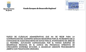 Pliego Administrativo Suministro Incremento Capacidad de Almacenamiento de Datos