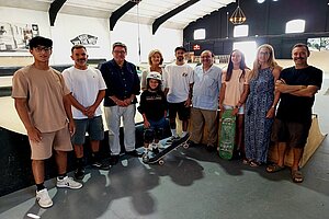 Ayuntamiento y Bodega Skate Center abren líneas de colaboración