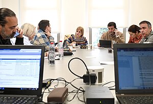 La alcaldesa en el CECOP