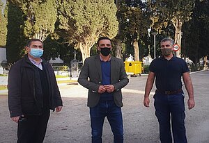 Obras de mejoras en el cementerio