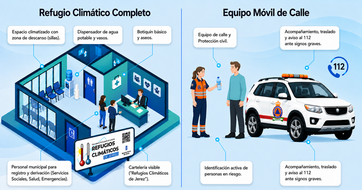 Refugios y Equipo de Calle