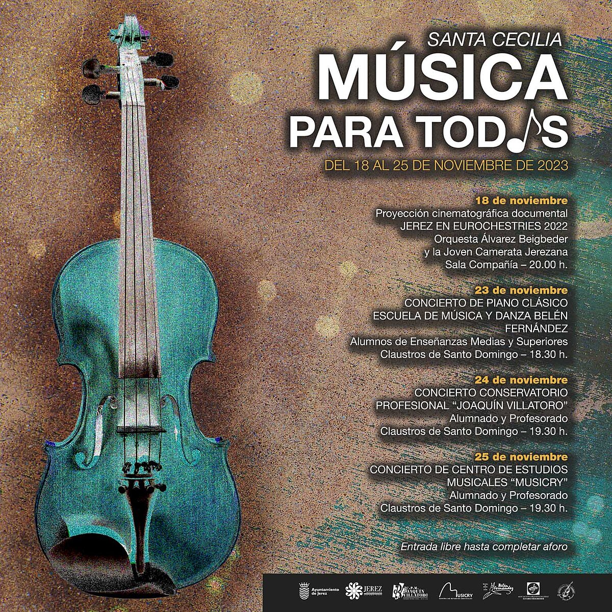 Santa Cecilia. Música para todos Ayuntamiento de Jerez Página oficial