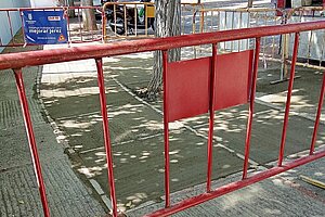 Acerado con las mejoras realizadas