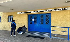 Fotografía de archivo del polideportivo