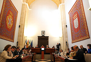 La Corporación durante el pleno