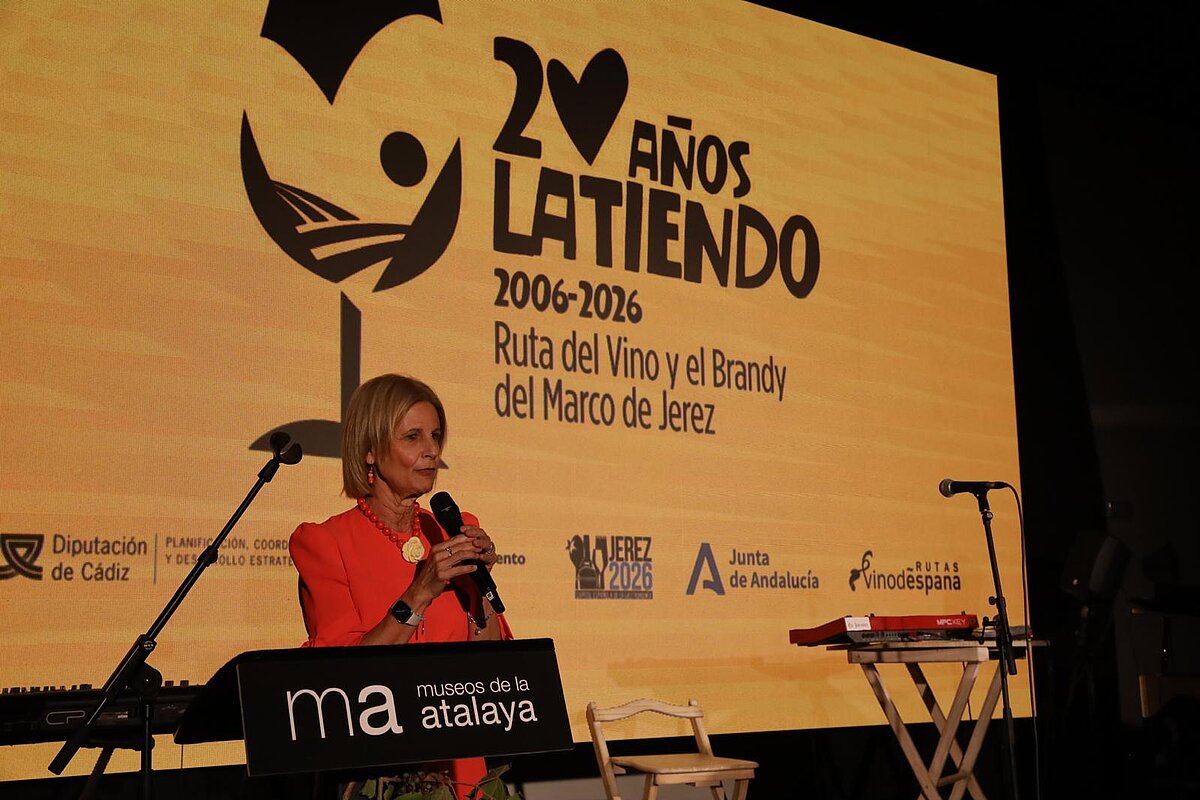 La alcaldesa felicita a las Rutas del Vino y del Brandy de Jerez por su impulso al enoturismo y la proyección del Marco