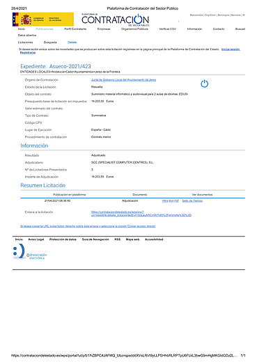 PUBLICAC EN PLATAFORMA