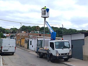 El Ayuntamiento ha cambiado el alumbrado de la barriada de Rajamancera