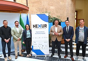 Ignacio Martínez y Nela García presentan el evento Nexur