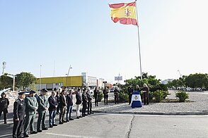 Inauguración de la rotonda de la Policía Nacional