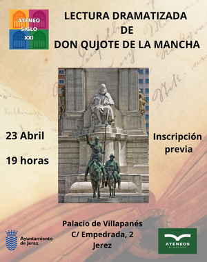Cartel Quijote ateneo siglo xxi