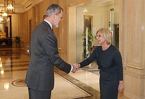 Recepción Rey a la junta directiva de la FEMP