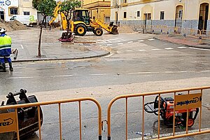 Archivo. Aquajerez ya ha acometió las obras del colector de la plaza del Carbón