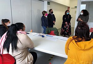 Visita sede Cruz Roja