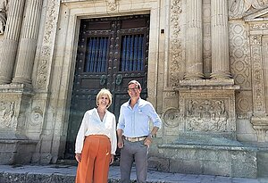 Alcaldesa con el consejero de Industria en Jerez