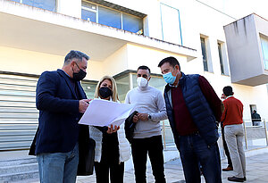 Visita obras Jefatura de Policía Local