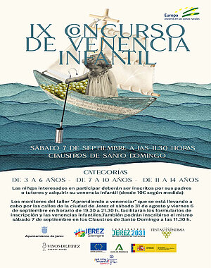 Cartel concurso de venencia infantil