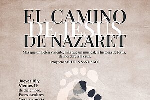 Cartel El camino de Jesús Nazaret