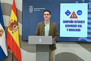 Jaime Espinar presenta la campaña de seguridad vial y movilidad