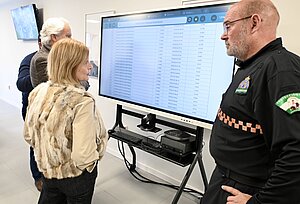 La alcaldesa en el CECOP