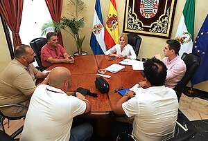 Archivo. La alcaldesa ha mantenido reuniones con la Asociación de Teletaxi