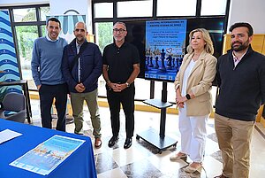 Tomás Sampalo presenta el Torneo de Ajedrez de Acoje