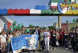 Ruta solidaria A Pie 'Alcampo'