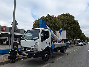 Archivo. Luminarias Avenida de Europa