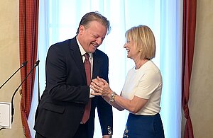 La alcaldesa ha ofrecido una recepción al alcalde de la localidad maltesa de Victoria