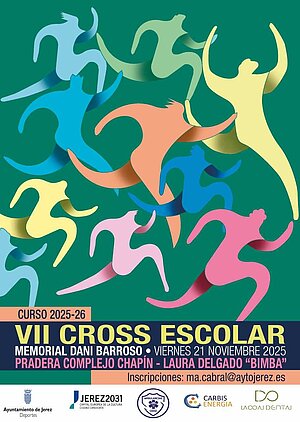 Cartel del Cross escolar que se disputa en Chapín