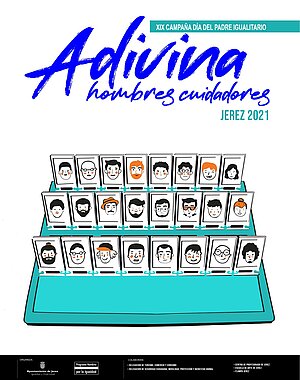 Cartel Adivina Hombres Cuidadores