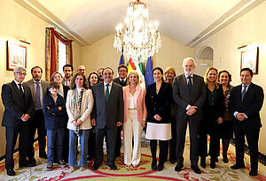 Alcaldesa recibe a la pregonera de la Semana Santa 2024