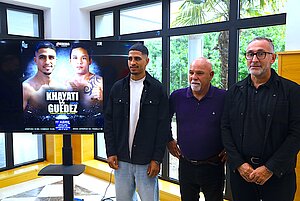 Tomás Sampalo presenta la velada de boxeo del próximo sábado