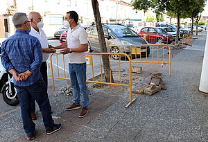 Mejoras obras en barriada El Pinar