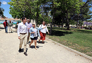 Jaime Espinar y Belén de la Cuadra visitan Sector 10