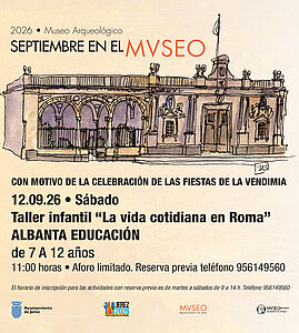 Taller Infantil La vida cotidiana en Roma