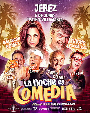 La noche de la comedia llenará de humor el Villamarta