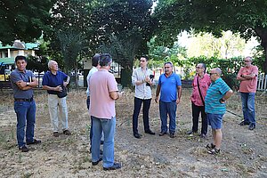 Archivo. Jaime Espinar visitó recientemente el Parque Atlántico