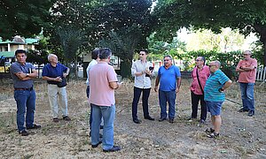 Archivo. Jaime Espinar visitó recientemente el Parque Atlántico