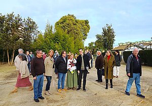 Jaime Espinar y Carmen Pina presentan el proyecto medioambiental de El Retiro