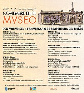 Noviembre en el Museo 2026