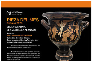 Cartel del programa 'La Pieza del Mes' del Museo Arqueológico