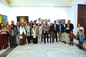 La alcaldesa asiste a la inauguración de la exposición de Francisco Daza