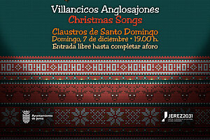 Cartel Villancicos anglosajones