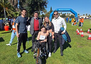 El delegado durante la entrega de premios