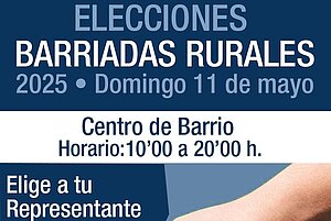 Cartel de la jornada electoral