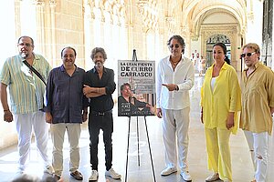 El delegado de Cultura asiste a la presentación del concierto de Curro Carrasco